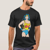 Wonder Woman | Pose met Lasso T-shirt (Voorkant)