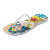 Wonder Woman |  Pose met Lasso Teenslippers (Schuin)