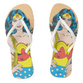 Wonder Woman |  Pose met Lasso Teenslippers (Voetbed)