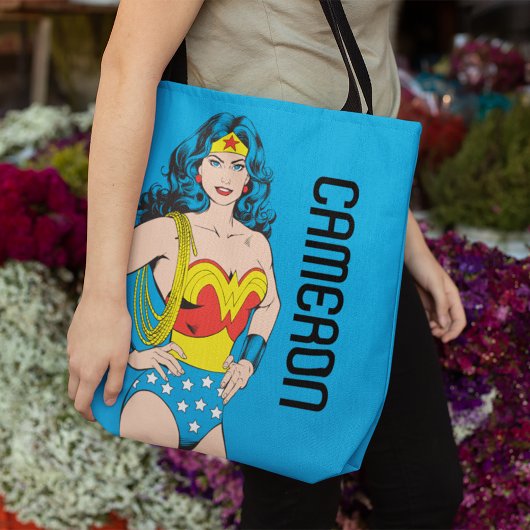 Wonder Woman |  Pose met Lasso Tote Bag