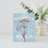 Wonder Woman Pow Briefkaart (Staand voorkant)