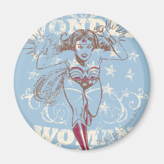 Wonder Woman Pow Magneet (Voorkant)