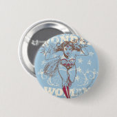Wonder Woman Pow Ronde Button 5,7 Cm (Voorkant /achterkant)