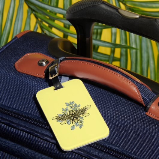 Wonder Woman Queen Bee Logo Bagagelabel (Voorkant Insitu 1)