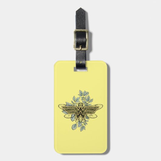 Wonder Woman Queen Bee Logo Bagagelabel (Voorkant verticaal)