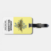 Wonder Woman Queen Bee Logo Bagagelabel (Achterkant horizontaal)