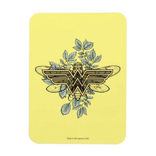 Wonder Woman Queen Bee Logo Magneet (Verticaal)