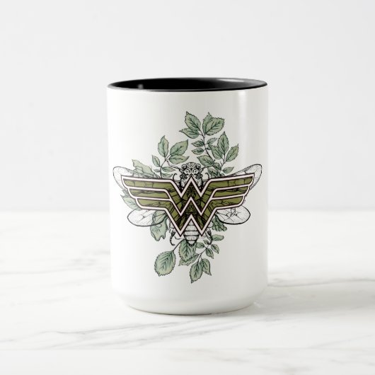 Wonder Woman Queen Bee Logo Mok (Midden)