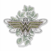 Wonder Woman Queen Bee Logo Sticker (Voorkant)