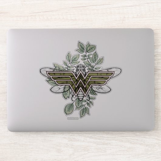 Wonder Woman Queen Bee Logo Sticker (Computer)