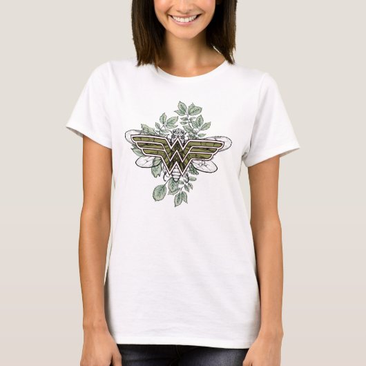 Wonder Woman Queen Bee Logo T-shirt (Voorkant)