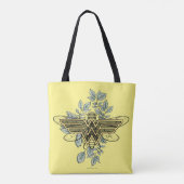 Wonder Woman Queen Bee Logo Tote Bag (Achterkant)