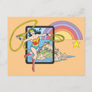 Wonder Woman Rainbow Briefkaart