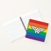 Wonder Woman Rainbow Logo Notitieboek (Binnen)