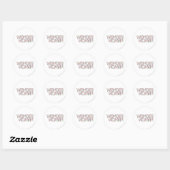 Wonder Woman Rainbow Logo Ronde Sticker (Vel)