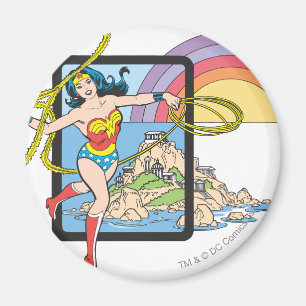 Wonder Woman Rainbow Magneet