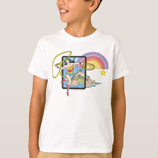 Wonder Woman Rainbow T-shirt (Voorkant)