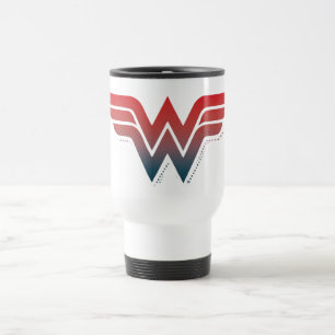 Wonder Woman Red Blue Gradient Logo Reisbeker