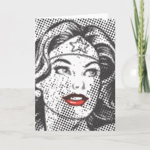 Wonder Woman Red Lips Kaart
