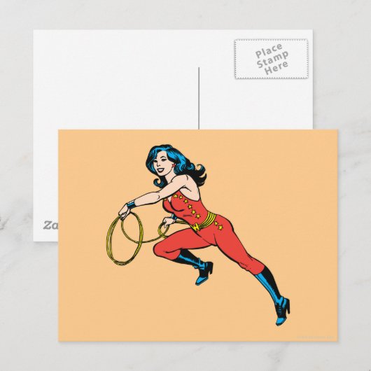 Wonder Woman Red Outfit Briefkaart (Voorkant / Achterkant)