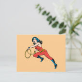 Wonder Woman Red Outfit Briefkaart (Staand voorkant)