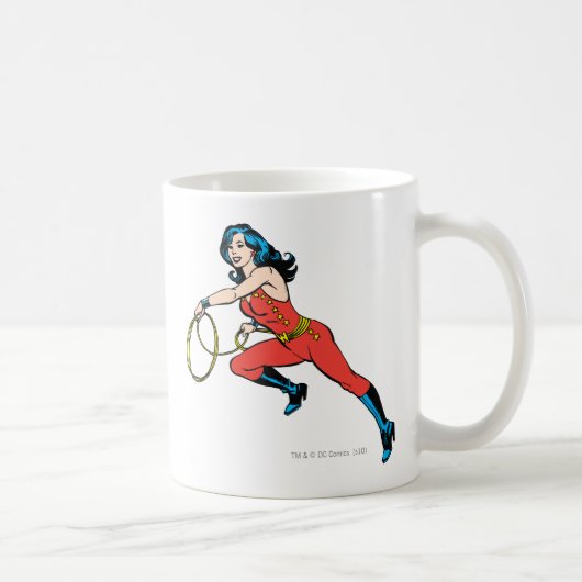 Wonder Woman Red Outfit Koffiemok (Rechts)