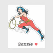 Wonder Woman Red Outfit Sticker (Vel)