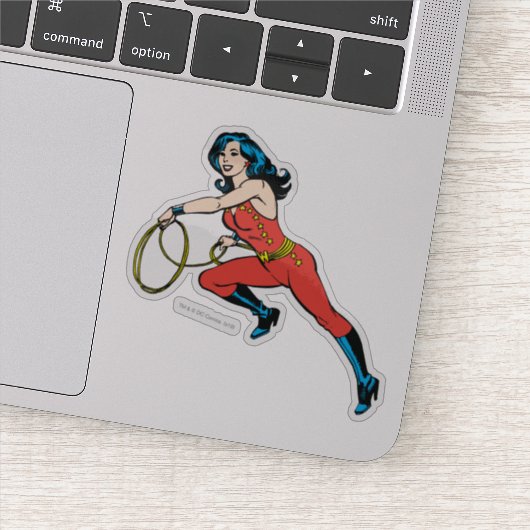 Wonder Woman Red Outfit Sticker (Detail)