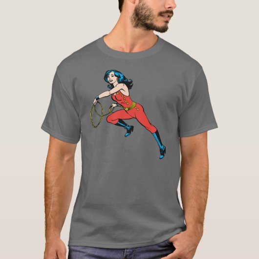 Wonder Woman Red Outfit T-shirt (Voorkant)
