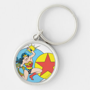Wonder Woman Red Star Sleutelhanger