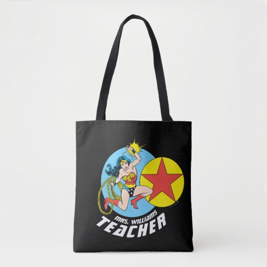 Wonder Woman Red Star Tote Bag (Voorkant)