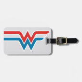 Wonder Woman Red White en Blue Logo Bagagelabel (Voorkant horizontaal)