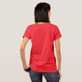 Wonder Woman Red White en Blue Logo T-shirt (Achterkant volledig)