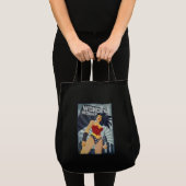 Wonder Woman Retro City Sunburst Tote Bag (Voorkant (product))