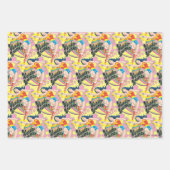Wonder Woman Retro Flowers Inpakpapier Vel (Voorkant 2)