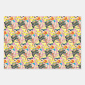 Wonder Woman Retro Flowers Inpakpapier Vel (Voorkant)