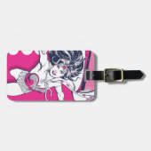 Wonder Woman Retro Glam Character Art Bagagelabel (Voorkant horizontaal)