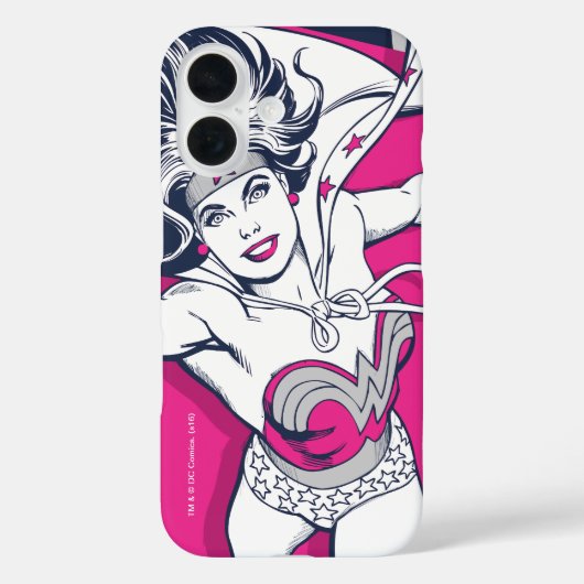 Wonder Woman Retro Glam Character Art Case-Mate iPhone Case (Achterkant)