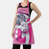 Wonder Woman Retro Glam Character Art Schort (Insitu)