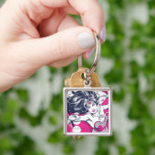 Wonder Woman Retro Glam Character Art Sleutelhanger (Hand)