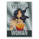 Wonder Woman Retro Profile Sunburst (Voorkant)