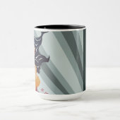 Wonder Woman Retro Profile Sunburst Mok (Midden)