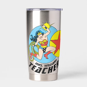 Wonder Woman Rode Ster Leraar Geïsoleerde Drinkbeker