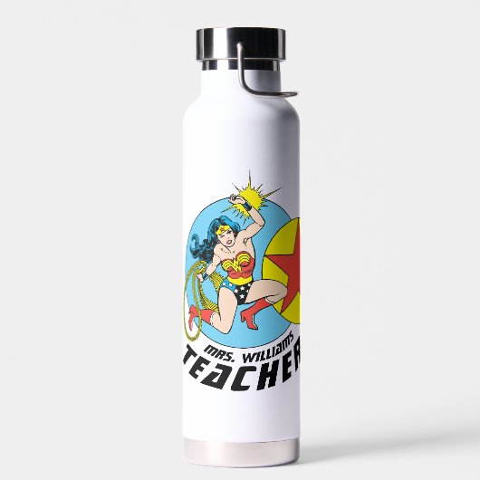 Wonder Woman Rode Ster Leraar Waterfles (Links)