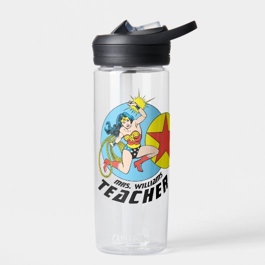 Wonder Woman Rode Ster Leraar Waterfles (Links)