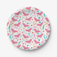 Wonder Woman Roze Logo en Bliksem Patroon