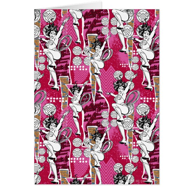 Wonder Woman roze Patroon (Voorkant)