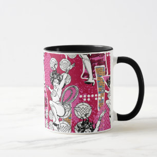 Wonder Woman roze Patroon Mok