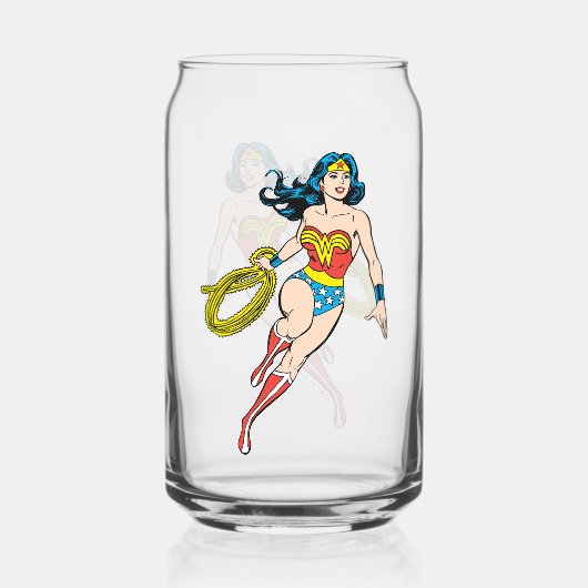 Wonder Woman Run Blikvorm Glas (Voorkant)