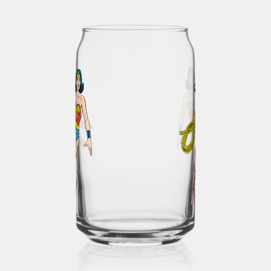 Wonder Woman Run Blikvorm Glas (Links)